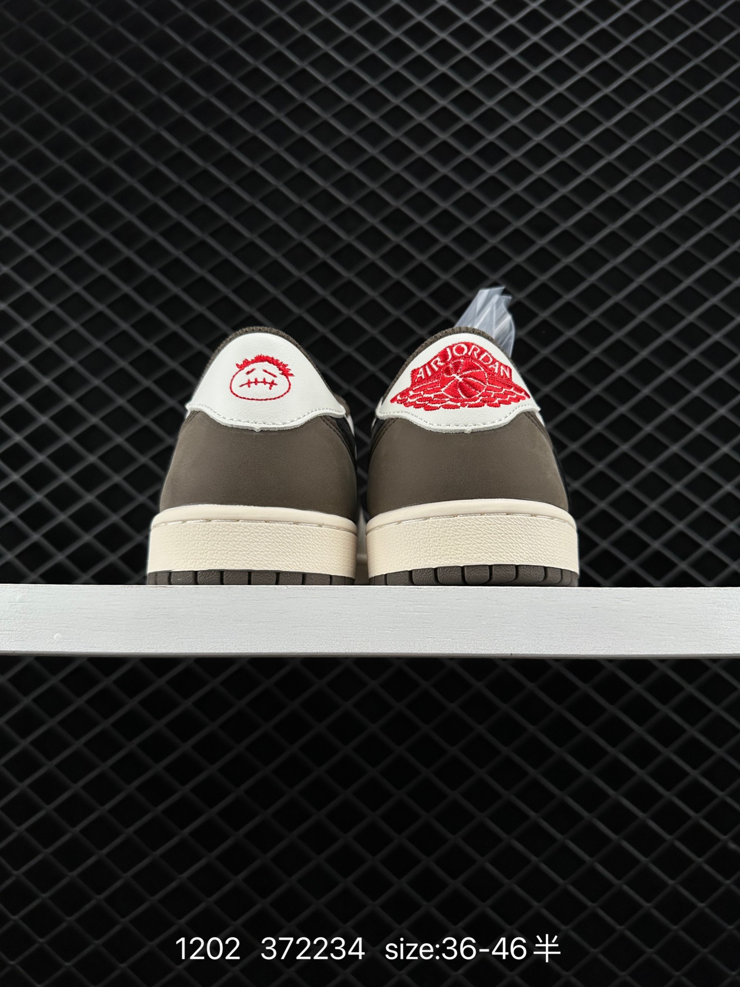 Louis Vuitton x Travis Scott x Nike Air Jordan 1 Low OG SP”Damier Azur/Brown/LV Monogram“